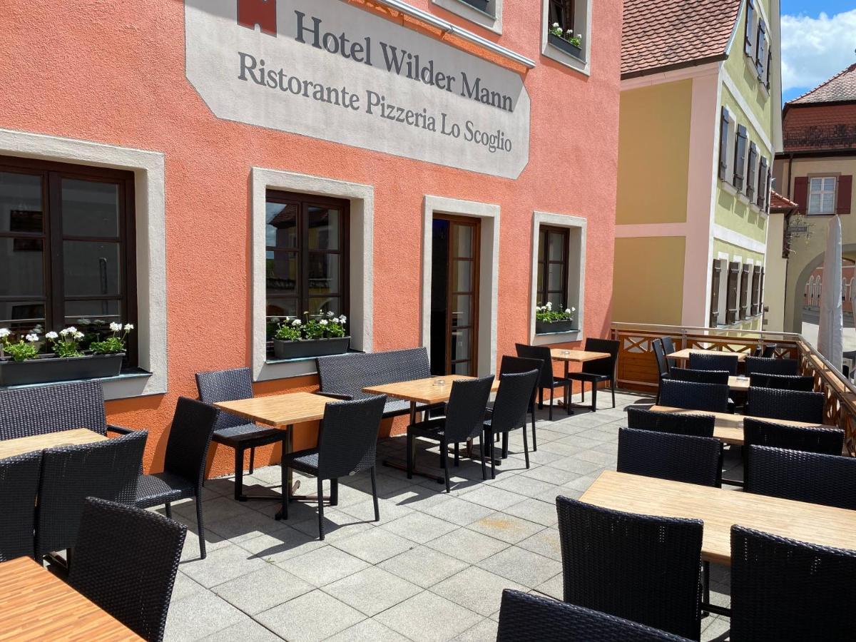 Hotel Wilder Mann Feuchtwangen Exterior foto