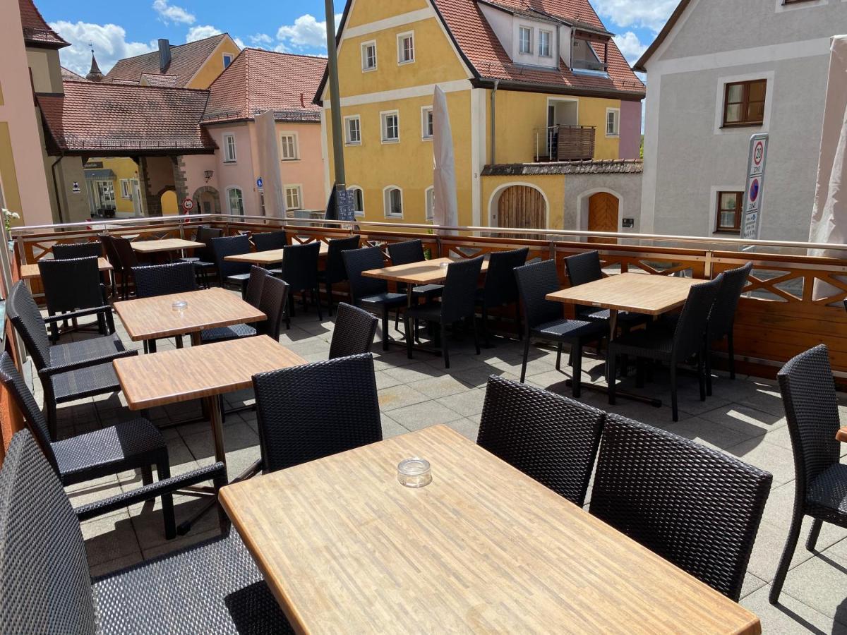 Hotel Wilder Mann Feuchtwangen Exterior foto